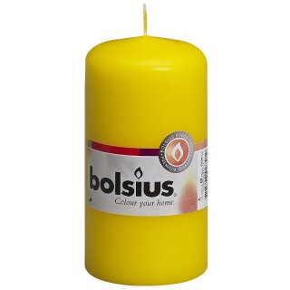Bolsius Stumpenkerzen 120x58 mm gelb (10 Stück)