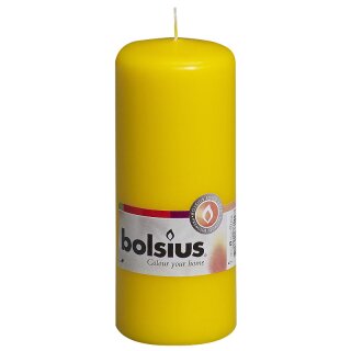Bolsius Stumpenkerzen 150x58 mm gelb (10 St&uuml;ck)