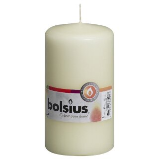 Bolsius Stumpenkerzen 130x68 mm elfenbein (8 St&uuml;ck)