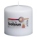Bolsius Stumpenkerzen 100x98 mm wei&szlig; (8 St&uuml;ck)