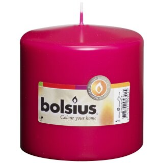 Bolsius Stumpenkerzen 100x98 mm fuchsia (1 Stück)
