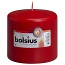 Bolsius Stumpenkerzen 100x98 mm rot (1 Stück)