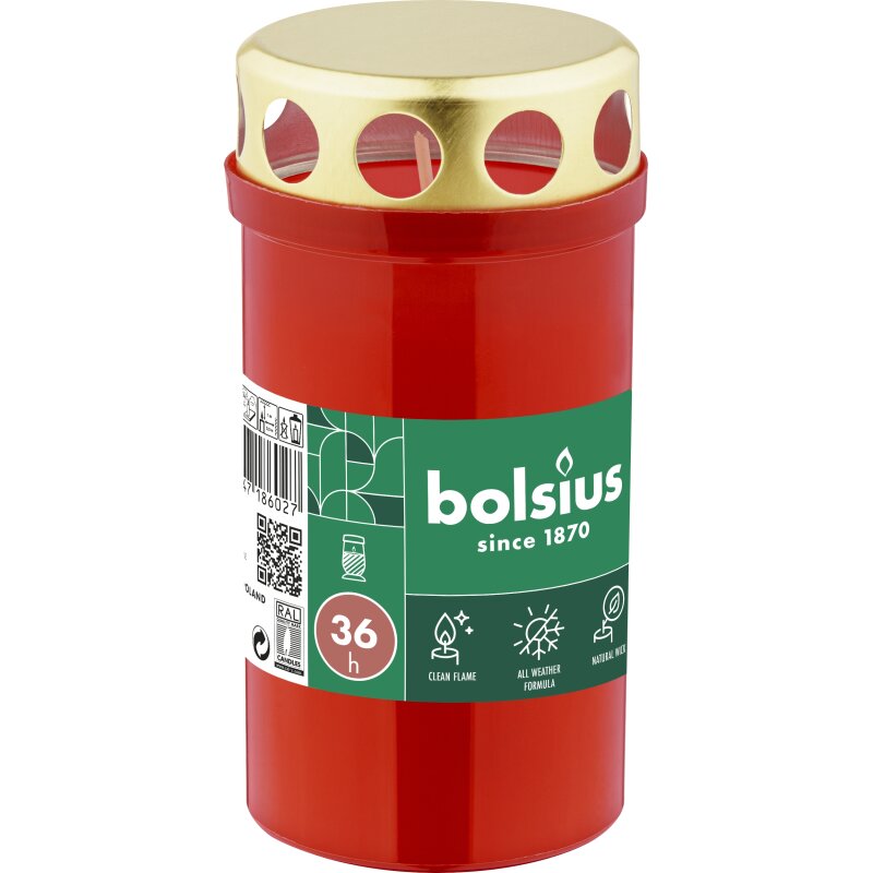 Bolsius Grablicht Dauerbrenner Nr. 3 mit Deckel, 1,29 €