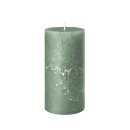 Wenzel Stumpenkerzen Rustic 140x70 mm Safe Candle smaragd...