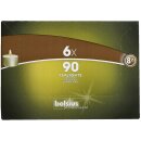 Teelichter wei&szlig; mit 8 Std. Brenndauer im 90er Beutel Bolsius Professional (90 St&uuml;ck)