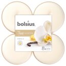 Bolsius True Scents Maxi Duftteelichter im Clear Cup Vanille (8 St&uuml;ck)