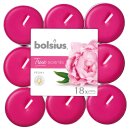 Bolsius True Scents Duftteelichter Pfingstrose (18 St&uuml;ck)