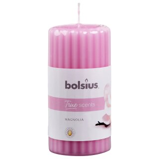 Bolsius True Scents Duft-Stumpenkerze geriffelt 120x58 mm