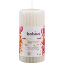 Bolsius True Moods Duft-Stumpenkerze geriffelt 120x58 mm...