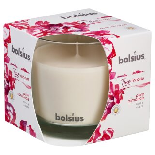 Bolsius True Moods Duftglas Groß 95x95 mm Pure Romance (1 Stück)