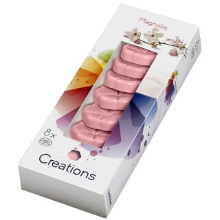 Bolsius Creations im 8er Pack Schmelzbl&uuml;ten Wax Melts Magnolia (8 St&uuml;ck)