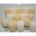 6 kg Rustik Stumpenkerzen Paket Kerzen Set Rustic gemischt nach Farben Wei&szlig;-Elfenbein 05