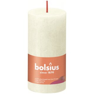 Bolsius Rustic Stumpenkerze Stumpen Kerzen Kerze 80x68mm 6 Stück mehrere Auswahl 