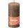 Bolsius Rustik Stumpenkerzen Shine 100x50 mm Wildleder Braun (1 St&uuml;ck)