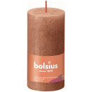 Bolsius Rustik Stumpenkerzen Shine 100x50 mm Rostiges...