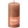 Bolsius Rustik Stumpenkerzen Shine 100x50 mm Rostiges Rosa (1 St&uuml;ck)