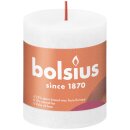 Bolsius Rustik Stumpenkerzen Shine 80x68 mm Wolkiges...