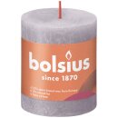 Bolsius Rustik Stumpenkerzen Shine 80x68 mm Gefrorener...