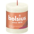 Bolsius Rustik Stumpenkerzen Shine 80x68 mm Weiche Perle...