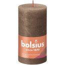 Bolsius Rustik Stumpenkerzen Shine 130x68 mm Wildleder...