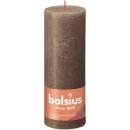 Bolsius Rustik Stumpenkerzen Shine 190x68 mm Wildleder...