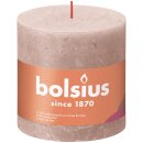 Bolsius Rustik Stumpenkerzen Shine 100x100 mm Nebliges...