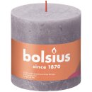 Bolsius Rustik Stumpenkerzen Shine 100x100 mm Gefrorener...