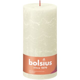 Bolsius Rustik Stumpenkerzen Shine 200x100 mm