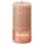 Bolsius Rustik Stumpenkerzen Shine 200x100 mm Cremiges Karamell (4 Stück)
