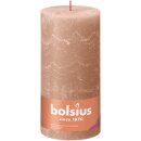 Bolsius Rustik Stumpenkerzen Shine 200x100 mm Cremiges...