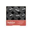 Bolsius Rustik Haushaltskerzen 9er Pack 270/23mm Stürmisches Grau