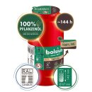 Bolsius Grabkerzen Nr. 7 RCV5 rot 100% Pflanzenöl im 24er Karton 144h Kompositions-Licht