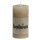 8 Bolsius Rustik Stumpen Kerzen 100x50 mm pastell beige Bolsius Rustic Kerzen