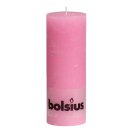 6 Bolsius Rustik Stumpen Kerzen 190x68 mm pink Bolsius Rustic Kerzen