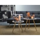 6 Stumpen Kerzen rustikal 190x68 mm durchgef&auml;rbt 1. Wahl von Bolsius