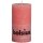 6 Stumpen Kerzen rustikal 130x68 mm Sweet Pink Bolsius Sweet Celebration