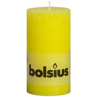 6 Stumpen Kerzen rustikal 130x68 mm Bolsius Sweet...
