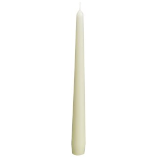 100 Spitzkerzen 240x23 mm elfenbein von Bolsius Gastro Kerzen Dinnerkerzen