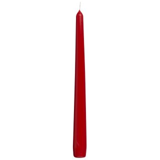 100 Spitzkerzen 240x23 mm rot von Bolsius Gastro Kerzen Dinnerkerzen