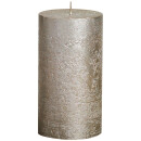 6 Bolsius Rustik Metallic Stumpen Kerzen 130x68 mm...