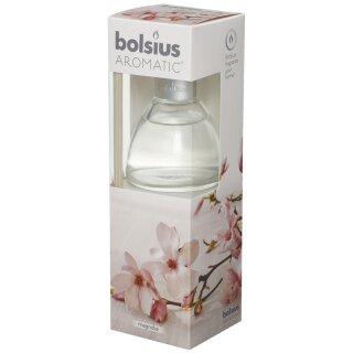 Bolsius Raumduft Magnolie 120 ml Diffuser mit St&auml;bchen Bolsius Aromatic