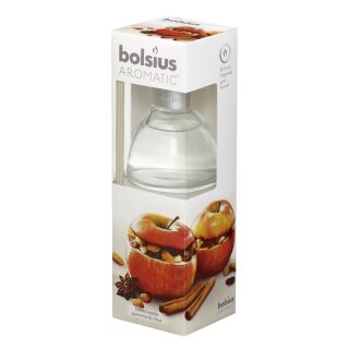 Bolsius Raumduft Bratapfel 120 ml Diffuser mit St&auml;bchen Bolsius Aromatic