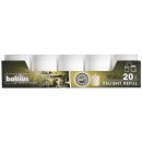 20 ReLight Nachf&uuml;ller 64x52 mm wei&szlig; im 20er Tray Bolsius Professional