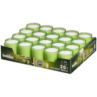 20 ReLight Nachfüller 64x52 mm lemon im 20er Tray Bolsius Professional