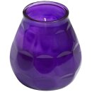 12 Glas Windlichter Twilight 104x99 mm lila Gartenlichter Kerzenglas Bolsius