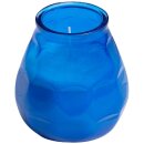 12 Glas Windlichter Twilight 104x99 mm blau Gartenlichter Kerzenglas Bolsius