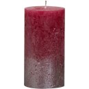 6 Bolsius Rustik Stumpen Kerzen 130x68 mm altrot Fading...