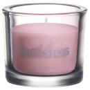 4 Bolsius Gläser gefüllt 80x92 mm pastell pink...