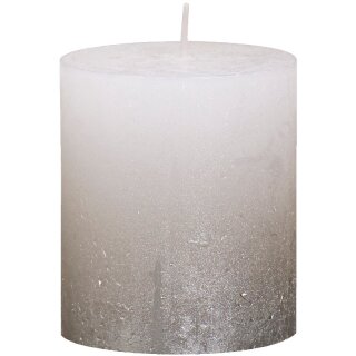 6 Bolsius Rustik Stumpen Kerzen 80x68 mm Fading Metallic...