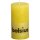 6 Stumpen Kerzen rustikal 130x68 mm sonnengelb 1. Wahl von Bolsius